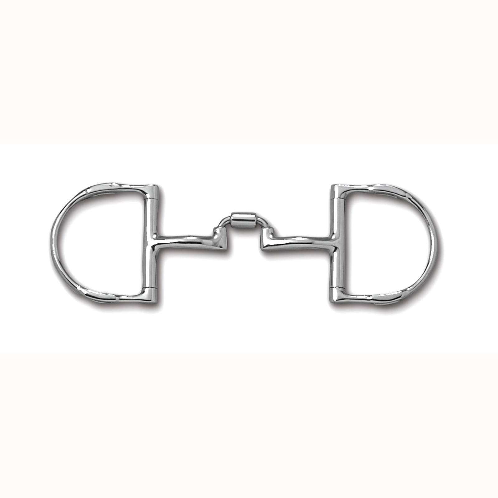 Myler Level 2-3 English Dee Correctional Low Ported Barrel Bit With Hooks