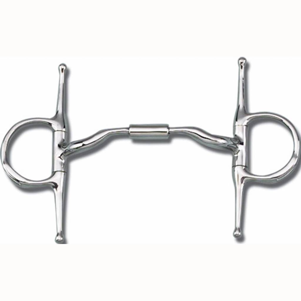 Myler Level 2 Full Cheek Low Port Comfort Snaffle Bit With Hooks