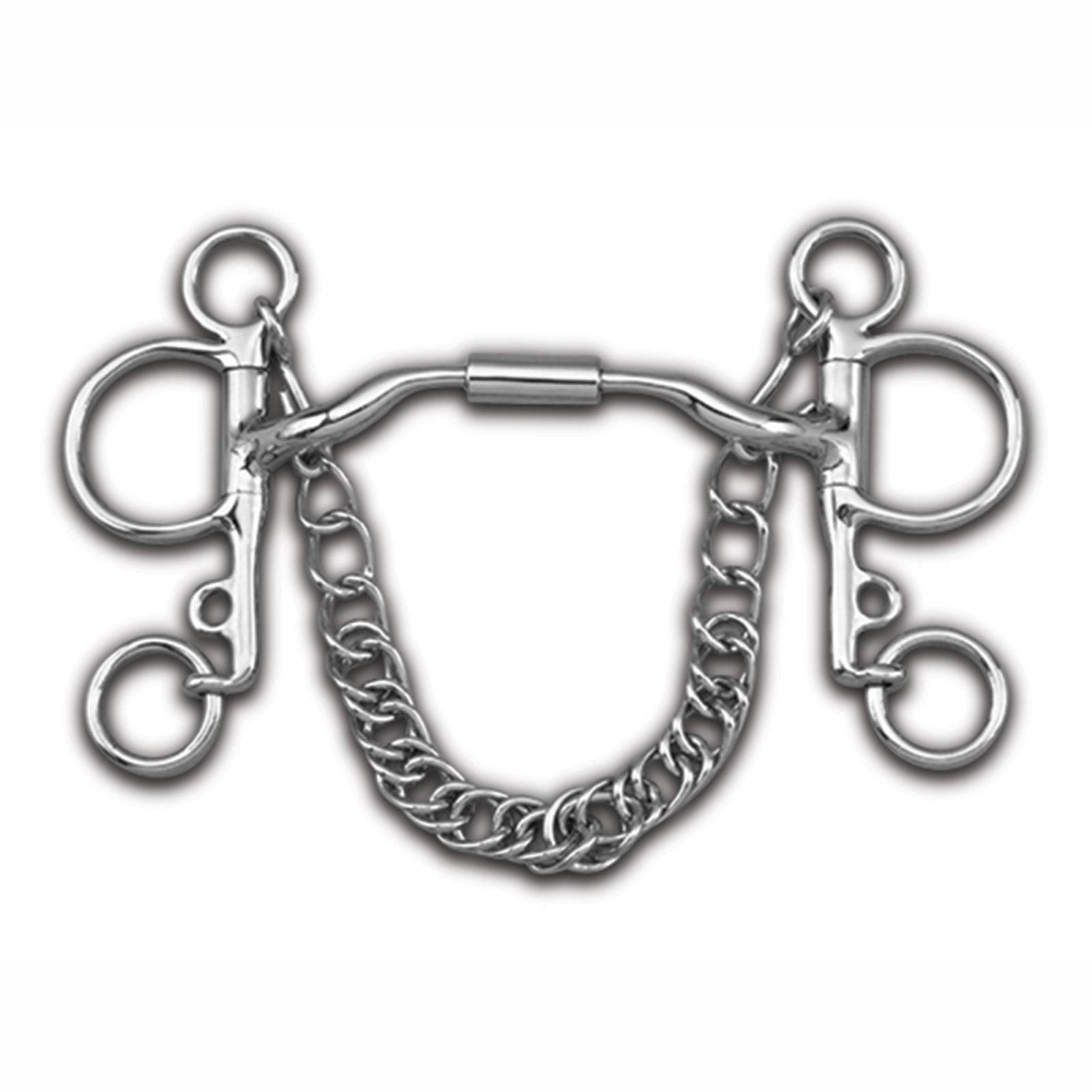 Myler Level 2 Pelham Stainless Steel Low Port Comfort Snaffle