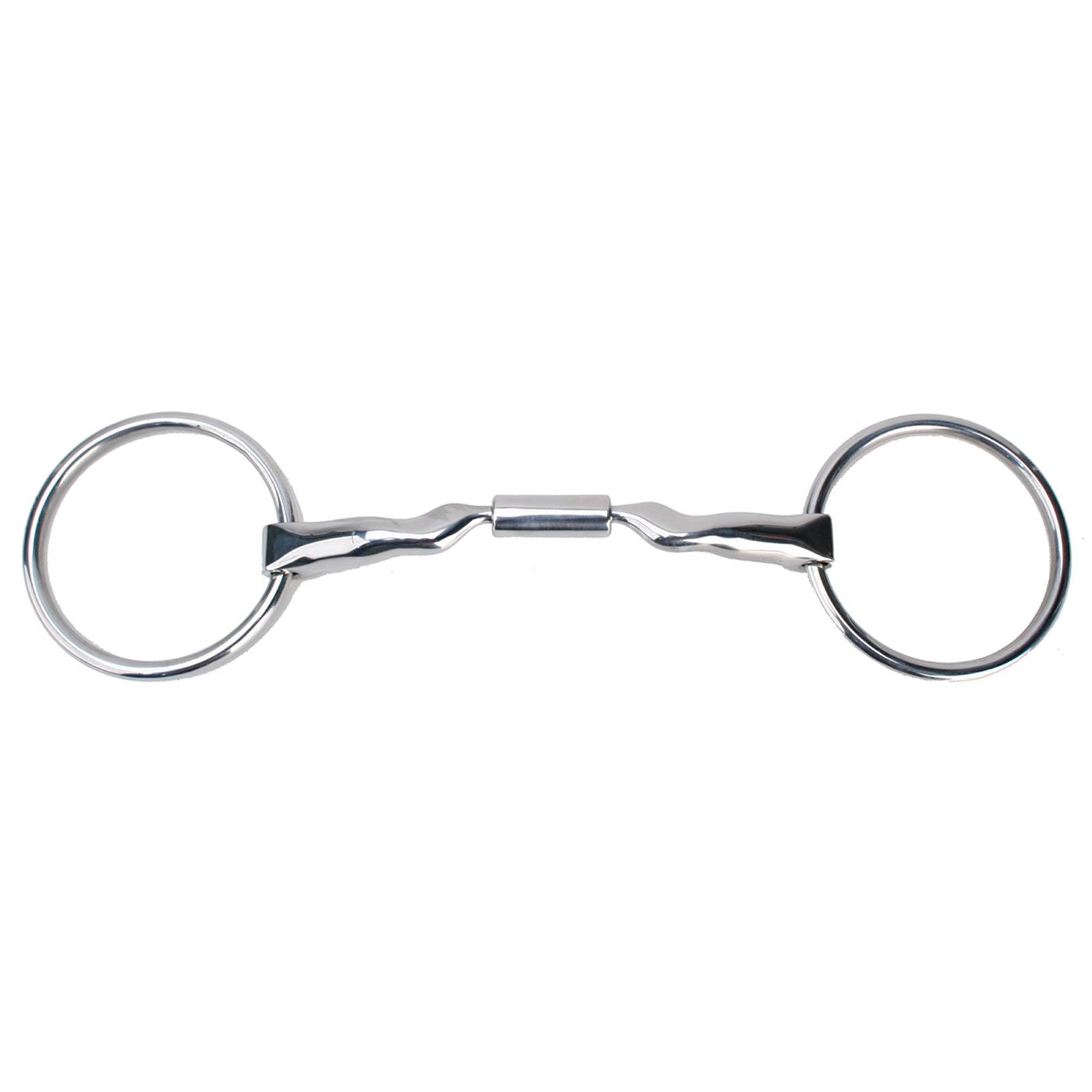 Myler Level 2 Low Port Wide Barrel Loose Ring Comfort Snaffle Bit - 14Mm