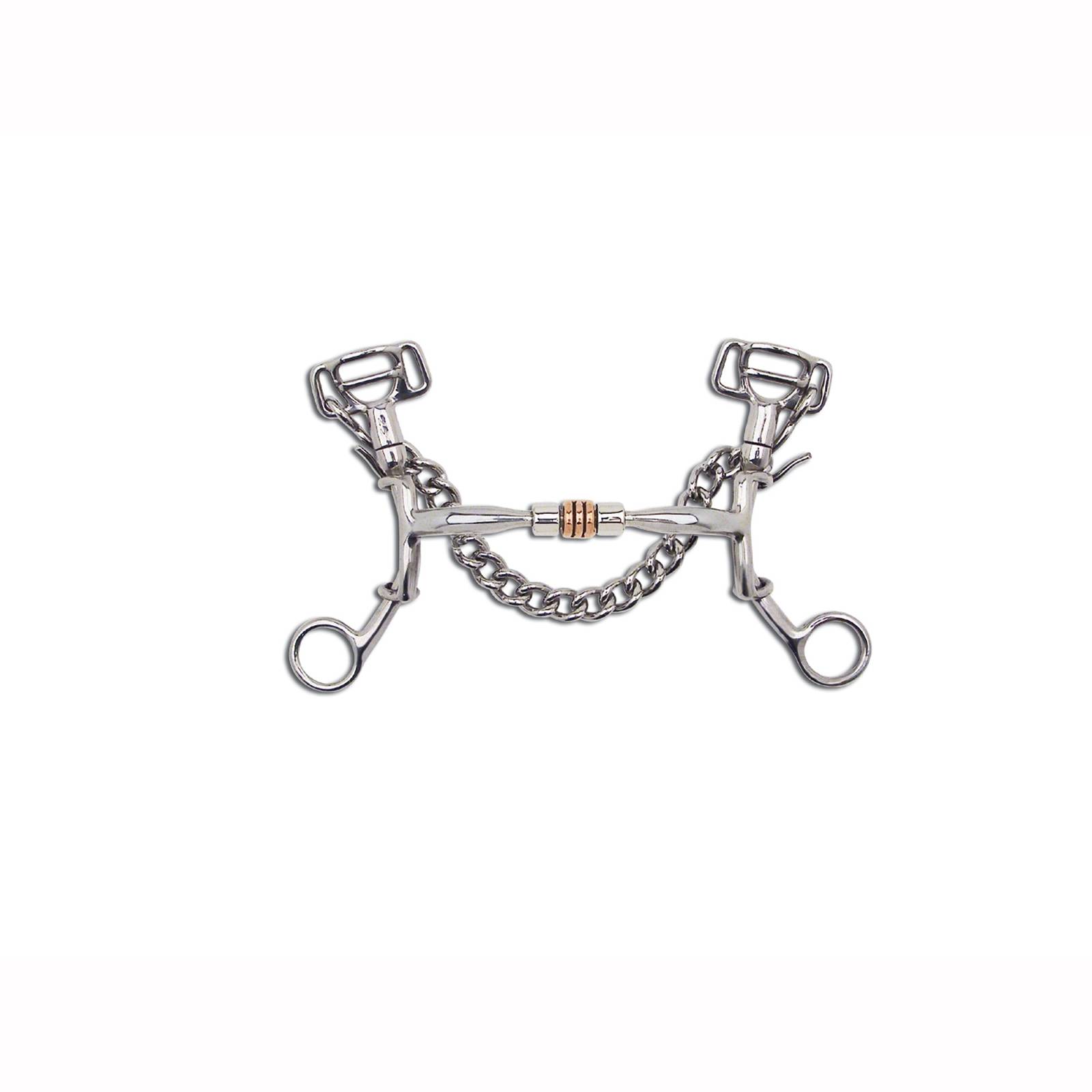 Myler Level 1 McKenzie MMB Short Shank Sweet Iron Copper Roller Comfort Snaffle