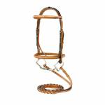 Toklat Silverleaf Fancy Square Raised Padded Bridle with  Matching Reins