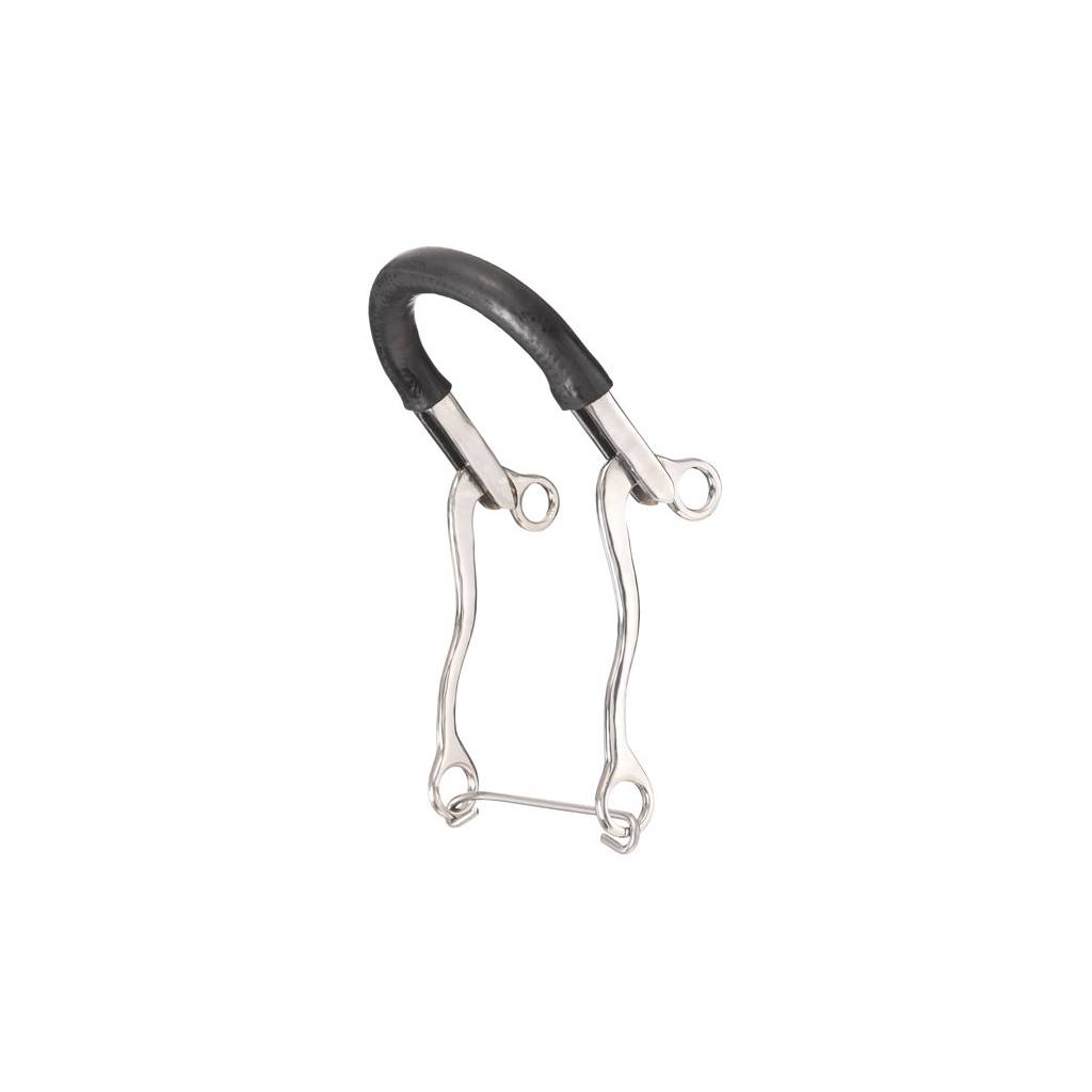Kelly Silver Star Miniature Hackamore with Rubber Tubing