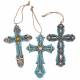 Gift Corral Turquoise Cross Ornament