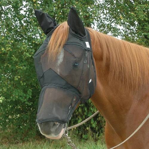 CASHEL Quiet Ride Fly Mask Long Nose with Ears
