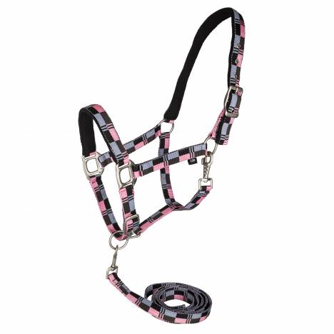 MEMORIAL DAY BOGO: Gatsby Terra Fleece Padded Nylon Halter with Matching Lead - YOUR PRICE FOR 2
