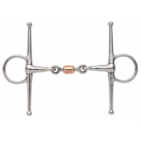 Shires Full Cheek Snaffle With Copper Peanut