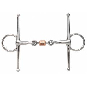Shires Full Cheek Snaffle With  Copper Peanut