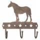 Gift Corral 3 Hook Rack - Draft Horse