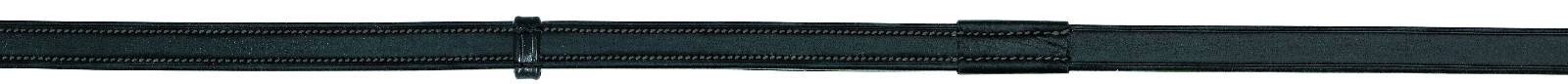 Ovation Rubber Lined Reins with Leather Stops