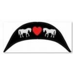 WintecLite Pony All Purpose Cantle - Heart and Ponies