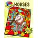 3-D Horse Coloring Book