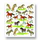 Horses & Flowers Stickers