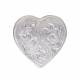 Montana Silversmiths Heart Shaped Silver Engraved Concho with  Chicago Screw Back