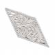 Montana Silversmiths Flash Cut Silver Engraved Diamond Shape Accent Concho