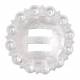 Montana Silversmiths Sunburst Trim Silver Engraved Concho w/ Slots