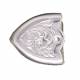 Montana Silversmiths Clear Edge Engraved Silver Buckle Tip