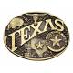 Montana Silversmiths Modern Texas Brass Heritage Attitude Belt Buckle