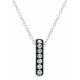 Montana Silversmiths Crystal Shine Hanging Bar Necklace