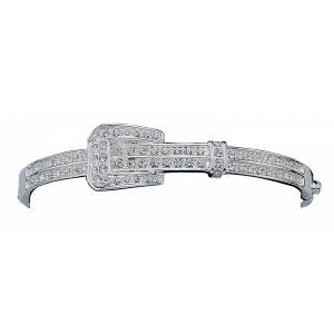 Montana Silversmiths Crystal Belt Buckle Bracelet