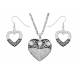 Montana Silversmiths Vintage Charm Something Old Something Heart Jewelry Set