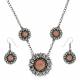 Montana Silversmiths Ring Of Fire Sunflower Bouquet Jewelry Set