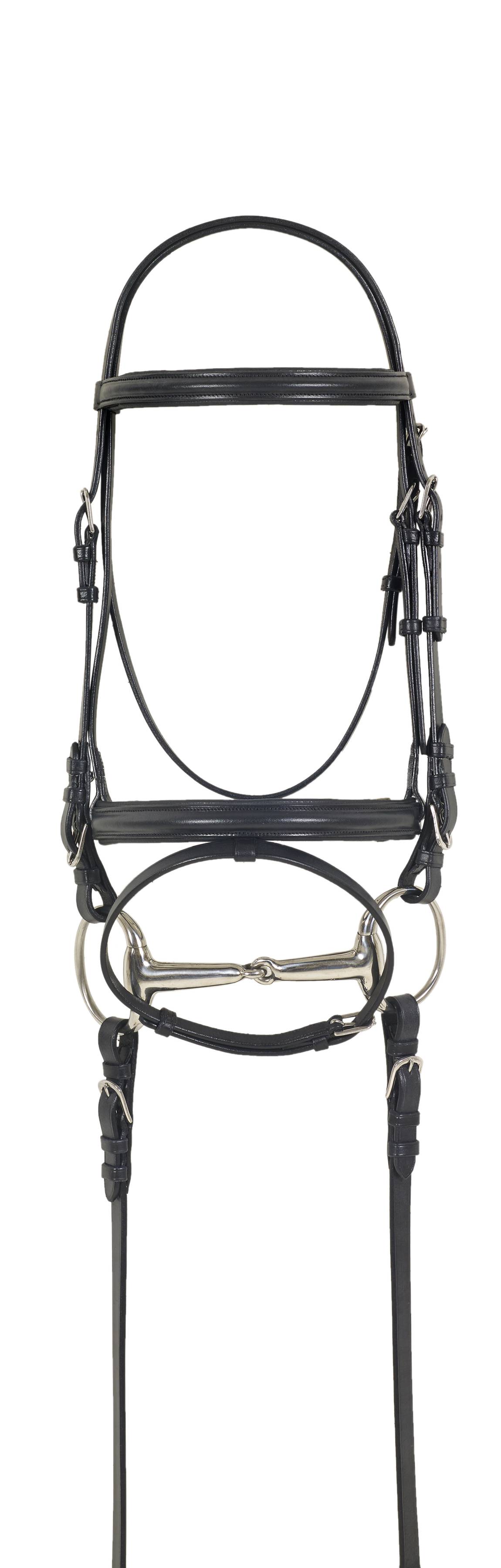 CAMELOT Dressage Bridle with Anti-Slip Reins