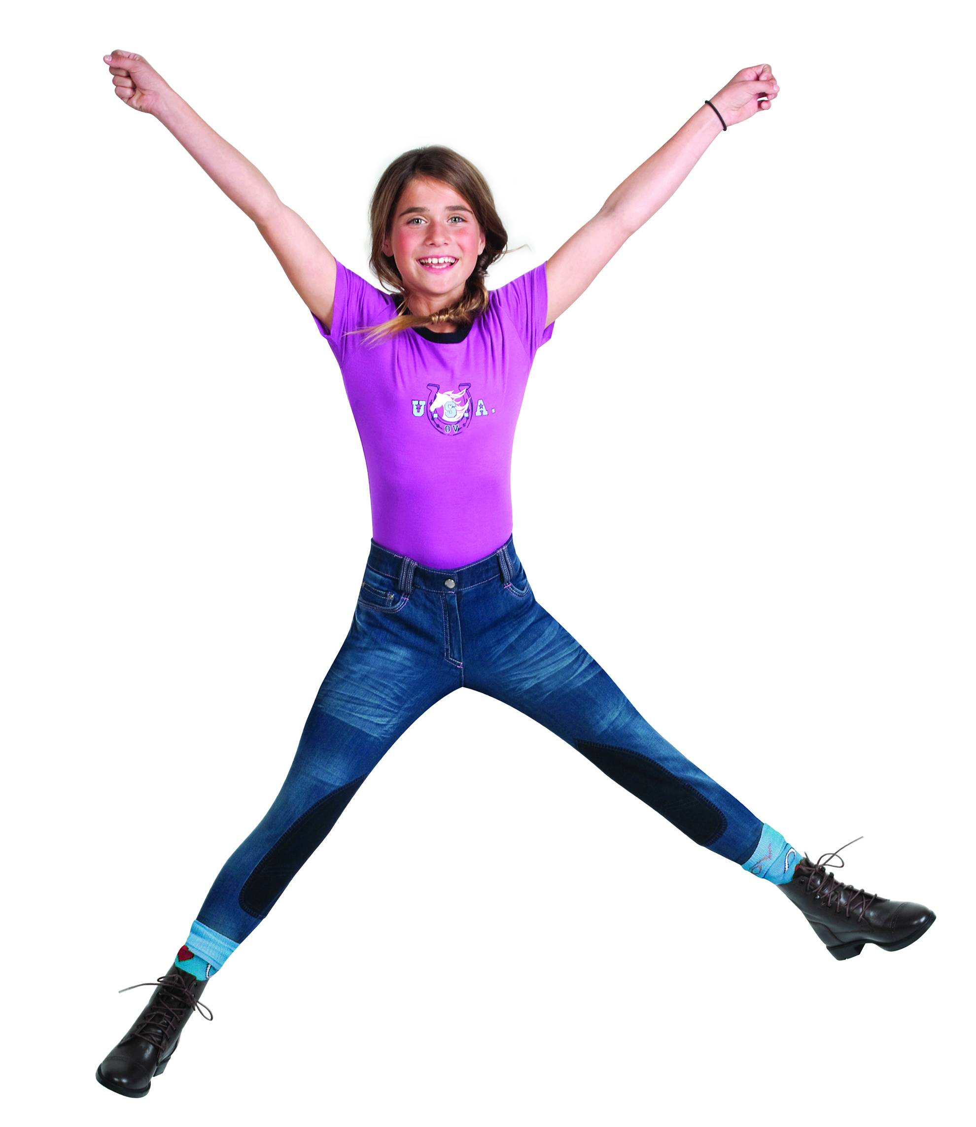 Ovation American Denim Knee Patch Breech Child's 