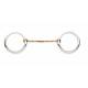 Turn-Two Equine Stainless Steel Thin Twist Flat Ring Bit