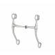 Turn-Two Equine Stainless Steel Snaffle Grazing Bit