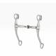 Turn-Two Equine Stainless Steel Sweet Iron Snaffle Grazing Bit
