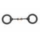Turn-Two Equine Black Steel 3-Piece Donut O-Ring Bit