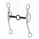 Turn-Two Equine Stainless Steel Sweet Iron Lifesaver L Double Train Bit