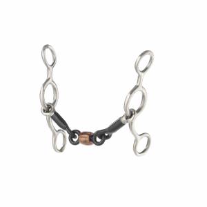 Turn-Two Equine Stainless Steel Sweet Iron Dogbone Jr Cowhorse Bit