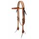 Weaver Leather Brow Band Headstall With Dots