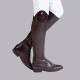 B Vertigo Jessie High Gloss Field Boots With Croco Pattern
