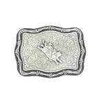 Crumrine Vintage Bull Rider with  Barbwire Edge Buckle