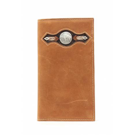 Nocona Mens Rodeo Wallet with Buffalo Nickel