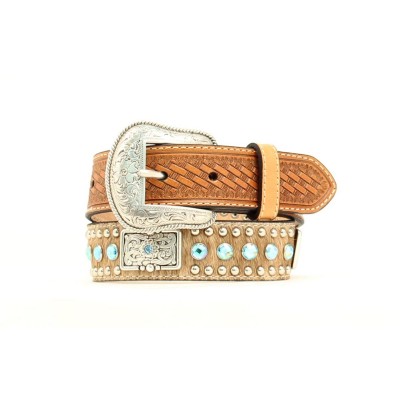 belt calf nocona rhinestone youth hair horseloverz western belts buckles clothes