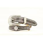Nocona Youth Scalloped Belt with  Round Conco Bling