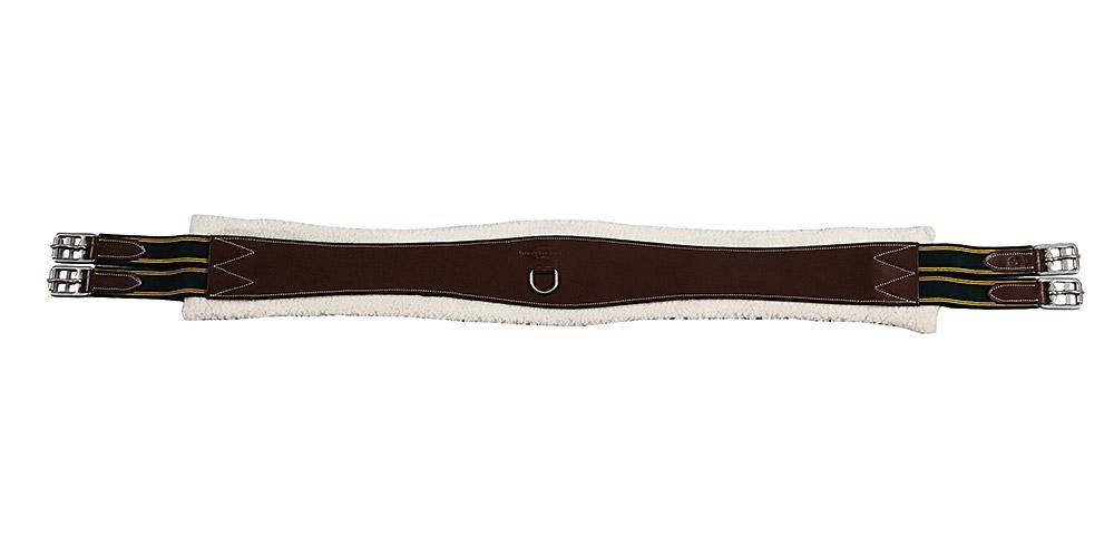 Henri de Rivel Detachable Fleece Lined Leather Girth