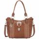American West Twisted Trail Convertible Bucket Tote