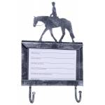 Tough-1 Deluxe Stall Card Holder with  Hooks - English