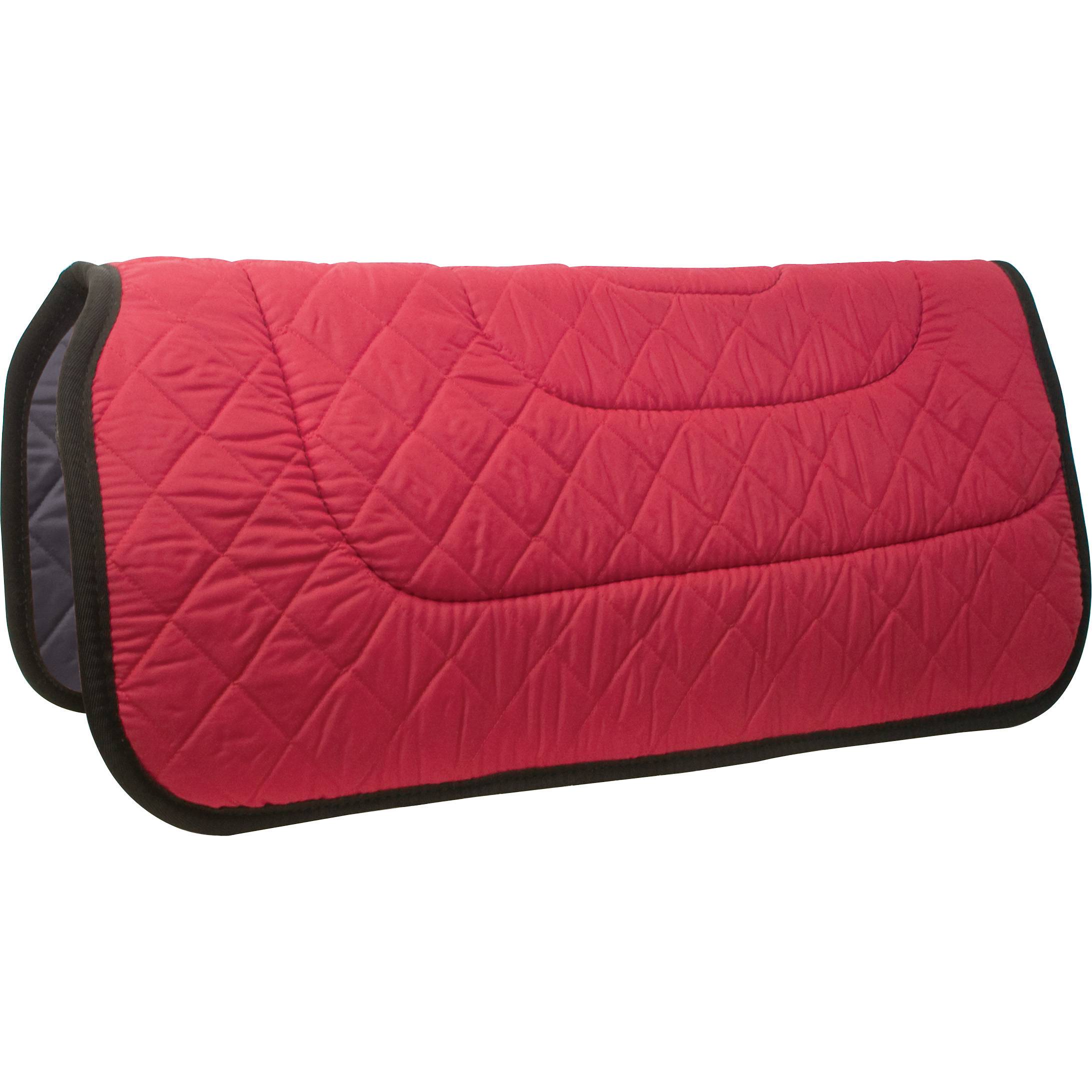 Abetta Reversible Quilted Saddle Pad 32 X 30 Red Black eBay