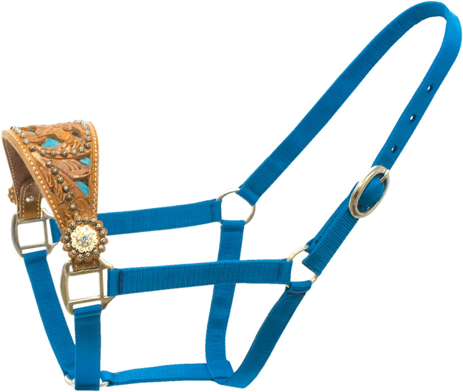 ABETTA Halter with  Zebra In-Lay Noseband