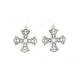 Blazin Roxx Maltese Cross Earrings