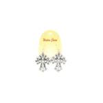 Blazin Roxx Cross Berry Crystal Earrings