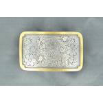 Nocona Rectangle Buckle with Solid Edge
