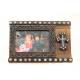 Western Moments Crystal Cross Photo Frame