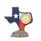 Western Moments Texas Cast Iron Desk Clock